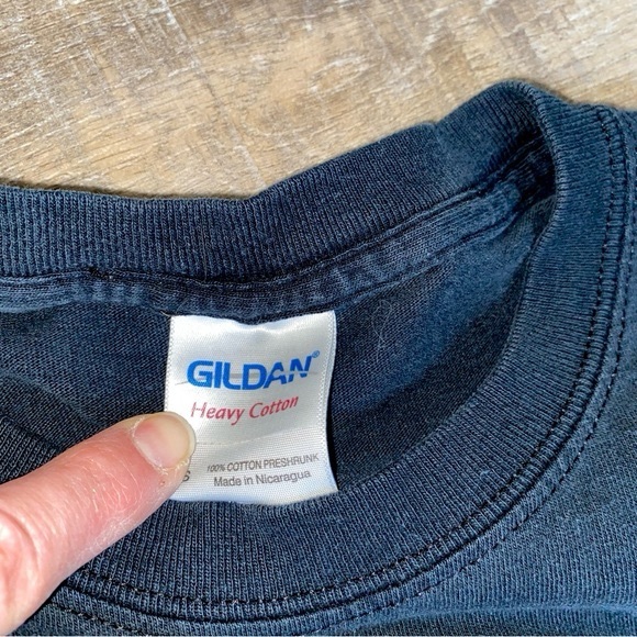 SOLD Iowa Hawkeyes “BEAT STATE” Gildan Heavy Cotton Tee Size Small - Picture 3 of 3